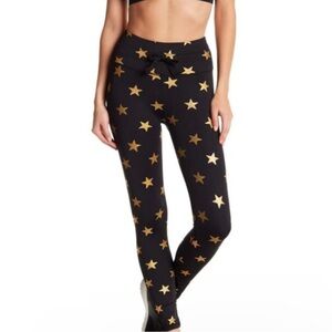 C&C California Gold Star Leggings Sz SM NWOT